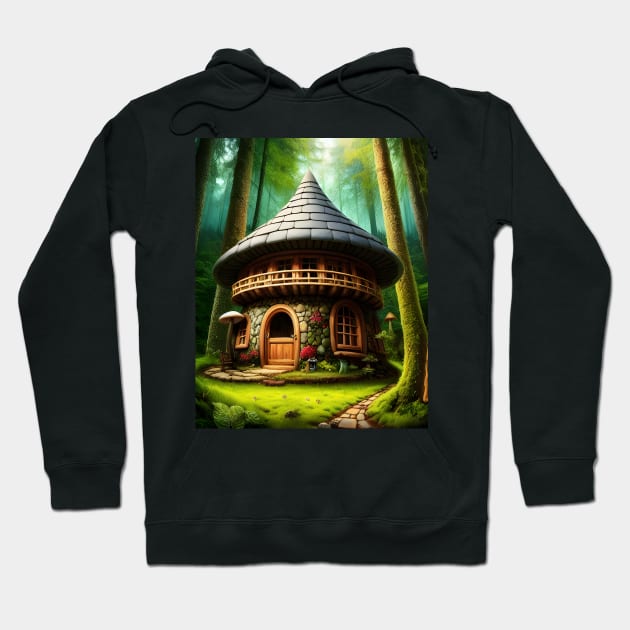 Mushroom House 02 Hoodie by Jaymz Weiss Designz